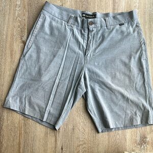 Travis Mathew Gray Shorts Size 34